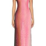 MISA Los Angeles Vanessa Dress in Cali Ombre Medium New as-is Womens Midi Long Photo 0