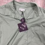 Ava & Viv Women's Plus Size Green Button-Down Oversized Tunic - Size X - NWT Photo 2