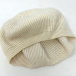 Lands' End  Cashmere Hat Beret Ivory OS Photo 0