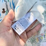 Boden USA BODEN | CLEO LINEN TIE WAIST DRESS IN IVORY AMALFI COAST PRINT SIZE 6 Photo 7