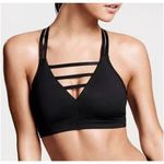 Victoria's Secret VSX Black Cage Front Sports Bra, Medium Photo 0
