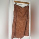 Nine West animal print cinched side zipper skirt Medium Photo 3