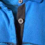 NWT FREE PEOPLE Freda Polo Tunic Pullover Shirt; Sweatshirt; oversized; small Blue Photo 7