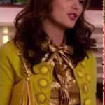 Milly  Beaded Gossip Girl Cardigan Blair Waldorf beaded knit  fall casual $450 Photo 0