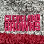 Cleveland Browns NFL New Era Breast Cancer Awareness Knit Beanie Hat Cap Women’s Gray Photo 1