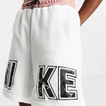 Nike  Revival Statement high waist shorts in white Photo 1