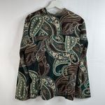 Chico's Chico’s 3 US 16 XL Jacket Paisley Print Full Zip Stretch Long Sleeve lightweight Photo 5