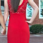 Red Formal Dress With Slit Size 2 Photo 1