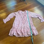 Anthropologie Long Sleeve V Neck Ruffled Tunic Dress Photo 5