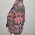 Vintage New Identity aztec tapestry cropped blazer size medium Photo 5