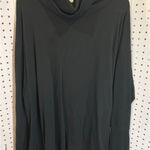 Pure Energy  Black Cowl Neck Long Sleeve Tunic Top Plus Size 1X Photo 0