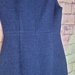 J.Crew SOPHIA SLEEVELESS MIDI DRESS IN TWEED DARK EVENING NAVY WOMENS Photo 8