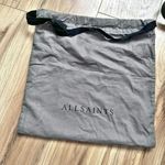 ALLSAINTS | Kepi Mini Leather Crossbody Bag Gray Leather Purse Leather Stitch Photo 5