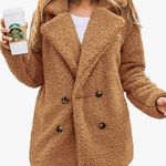 Amazon Women’s Long Sherpa Coat Photo 0