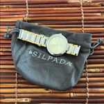 Silpada  Silver and Gold Classic Watch Photo 5