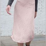 Brandy Melville  Pink floral Midi Skirt Photo 0
