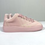 Burberry  Knit Low Top Sneakers Cameo Pink Check Size 39 6 UK 9 US NEW Photo 3