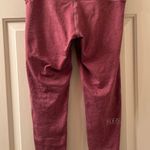 Fleo Cropped High Rise Leggings 23” Size Large Maroon Photo 1