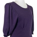Antonio Melani Women's NEW Balloon Sleeve Plum Merino Wool Sweater Dress Size S Photo 7