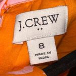 NWOT J. Crew Tie Neck Mini Shift Dress Orange Size 8 Photo 7