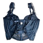 For love & lemons New Longline Emilia black lace bustier size 34DD NWOT Photo 4