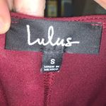 Lulus Lulu’s maroon knit flowy 3/4 length sleeve dress Photo 2