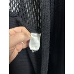 Coldwater Creek Rabbit Hair Blend Black Open Front Long Line Cardigan Size XL Photo 7