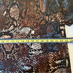 Glamorous  Silk Over Size Loose Fit Animal Snake Skin Print Blouse Medium 6 Photo 6