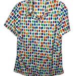 Vintage‎ Polyester Top White Photo 0