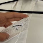 Reformation Malika white linen Halter Top Photo 5