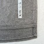 Nomad Anthropologie Morgan Carper Sweater Dress Fringe Knit Tunic Gray M Photo 2