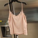 Lush Clothing 💕LUSH💕 Lace Trim V-Neck Camisole ~ Ballet Pink L NWT Photo 5