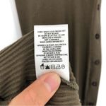 The Range  Ribbed Button Maxi Dress Olive Green XS Photo 7