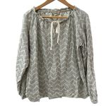 Lemlem Imani Long sleeve Grandfather Shirt Size Large Photo 4