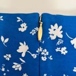 Draper James Women’s Graceland Ponte Sheath Blue White Floral Dress Size Medium Photo 3