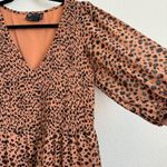 ASOS Cheetah Spotted Mini Dress  Photo 3
