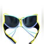 Victoria's Secret 34 C Fabulous Bikini Top Black Purple Padded Photo 4