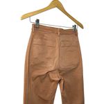 Everlane Curvy High Rise Ochre Crop Pants 2 Straight Leg Rust Copper Twill Photo 9
