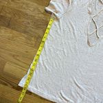 Olivaceous Womens Large Holes Distressed Plunging Short Sleeve Top Shirt Grunge Photo 5