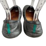 Tieks  Ballet Flats Pewter Silver Leather Size 9‎ Slip On Ballerina Style Shoes Photo 3