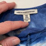 American Eagle 21 Boho Blue Tie Dye Flowy Cottagecore Vacation Romper XXS Photo 7