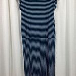 Matilda Jane Blue Stripe Set Sail Maxi Dress Sz.M Photo 9