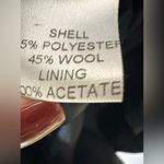 Sharagano  Paris wool black jacket with chain and ribbon detail Photo 5