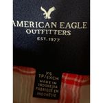 American Eagle  Outfitters Women's Boyfriend Fit Tops Plaid Pearl Button Up XS Photo 1