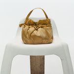 ZARA Bloggers Fav Gold Satin Effect Mini Bucket Bag Photo 2