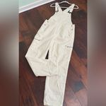 American Eagle Cream Women's AE Stretch Stovepipe Cream Overall Size Medium Photo 9