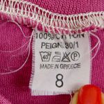 1990s Hellas Greece Hot Pink Crewneck Souvenir Graphic T Photo 3