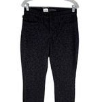 Rock & Republic Kashmiere Mid Rise Legging 8M Black Cheetah Got Flocked New Photo 3
