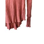 Altar'd State Altar’d State Salmon Pink Ribbed Cowl Neck Top Women's Size Medium Photo 3