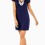 Lilly Pulitzer Navy Blue Brewster Short Sleeve T-Shirt Dress Sz.S Photo 1